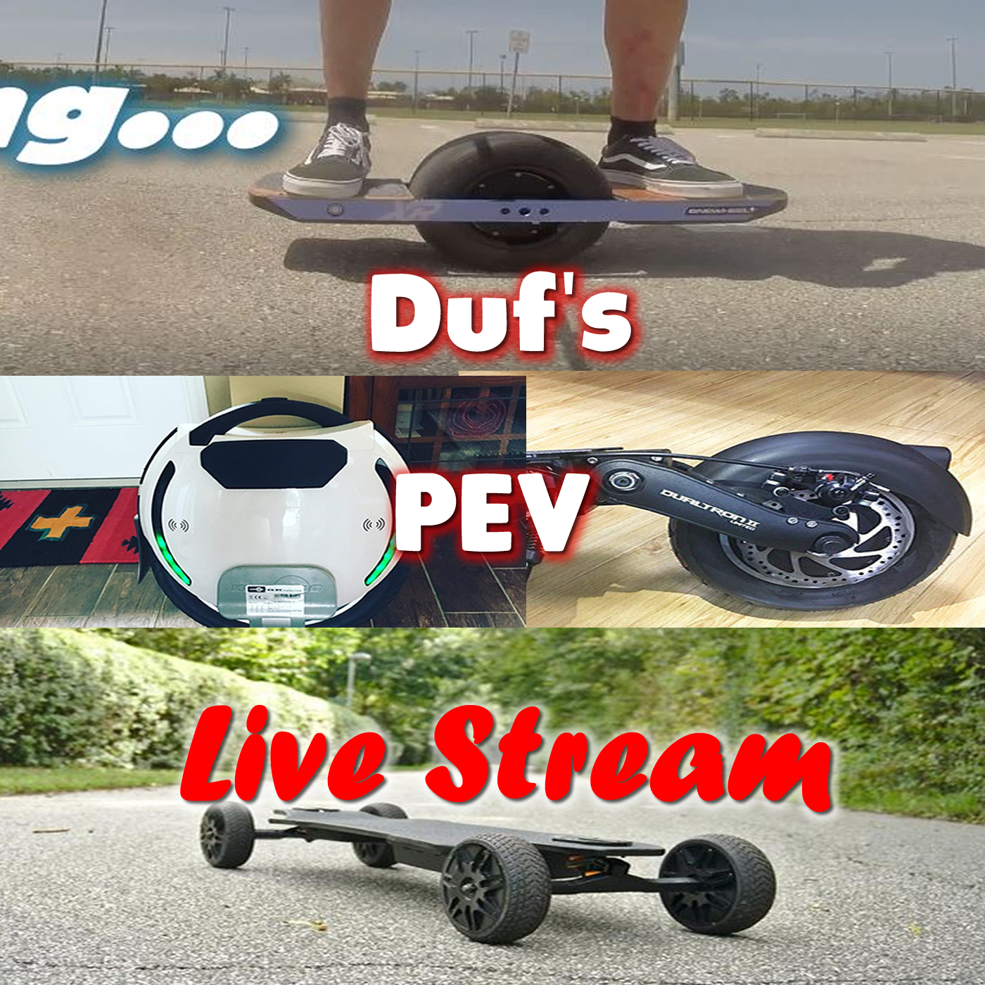 Duf’s PEV Live Stream 95 – Two unboxings and appearance by Roger EUC, EUC Vibes and Dawn